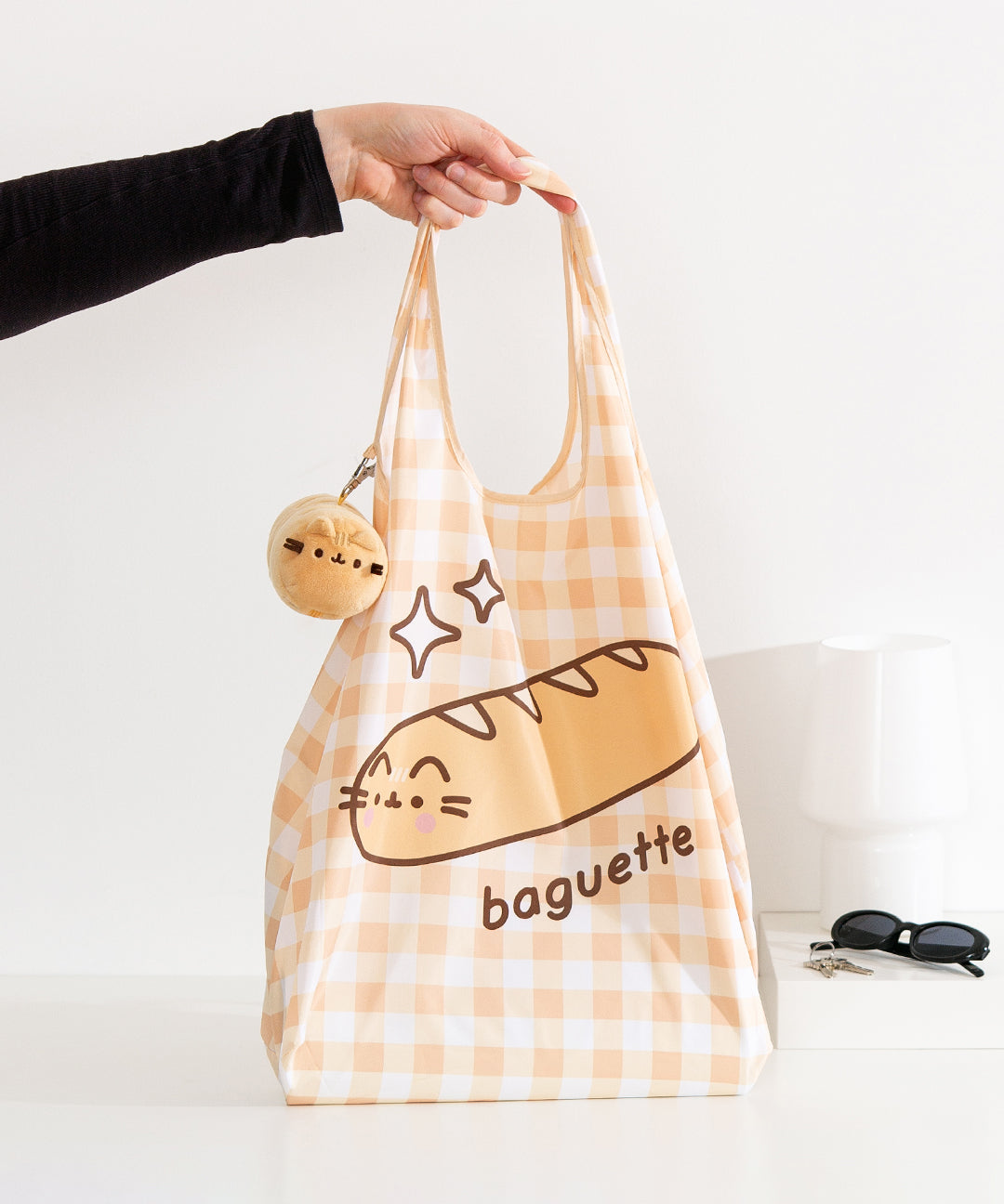 Pusheen Baguette Reusable Bag Keychain Plush - US 2126