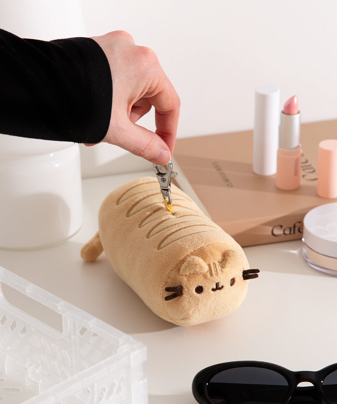 Pusheen Baguette Reusable Bag Keychain Plush - US 2126 - Image 2