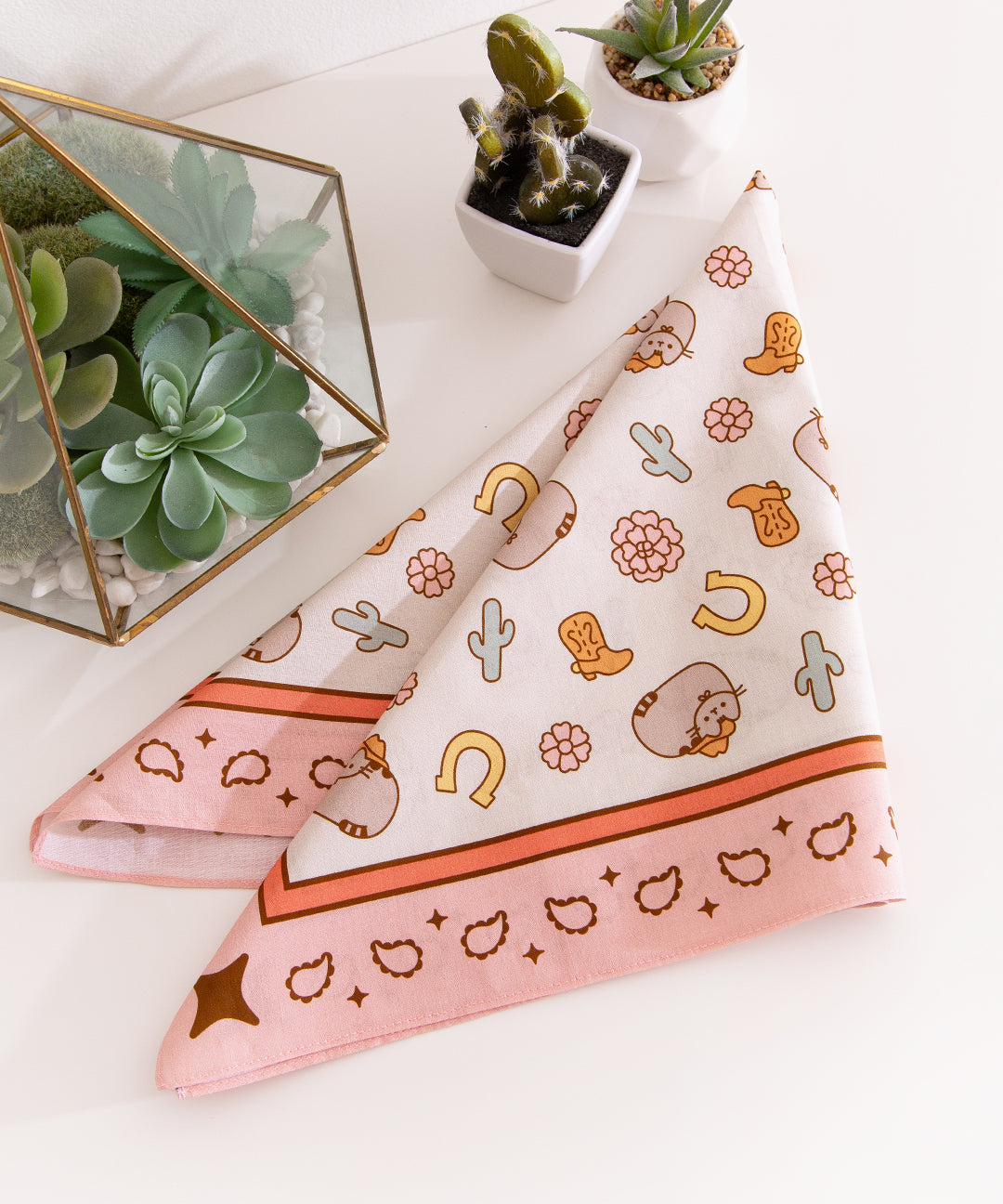 Cowboy Pusheen Good Luck Bandana - Image 4