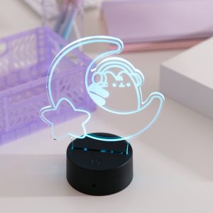 Gamer Pusheen Moon Otaku Lamp - US 5991