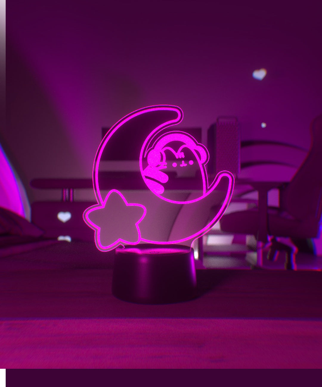 Gamer Pusheen Moon Otaku Lamp - Image 18