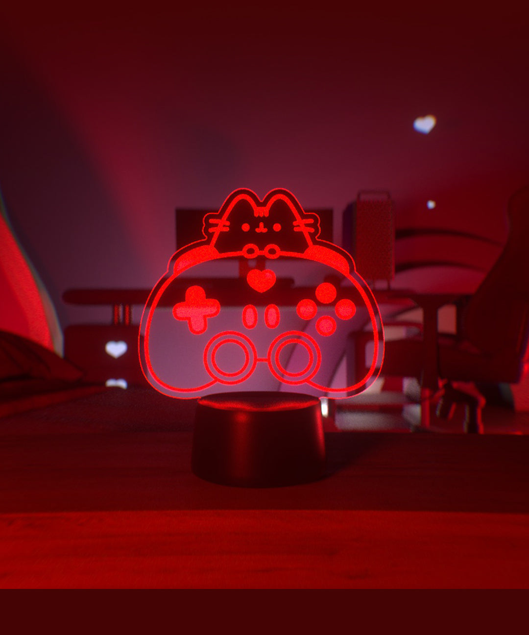 Gamer Pusheen Otaku Lamp - Image 6