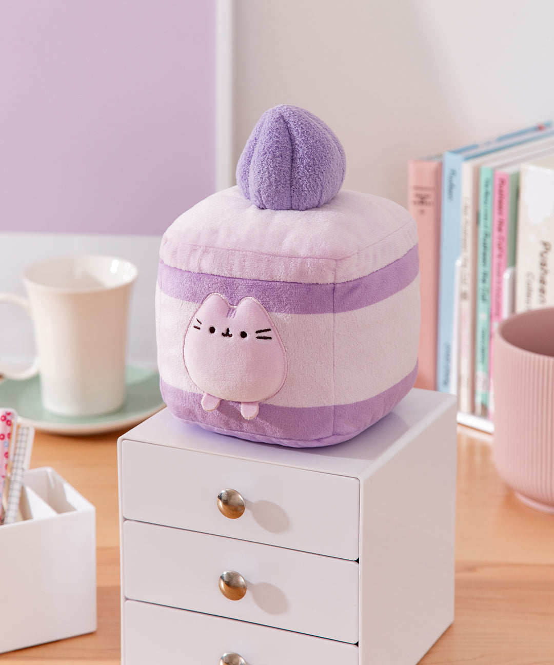 Pusheen Sweets Lavender Spongecake Squisheen Plush - US 5666 - Image 6