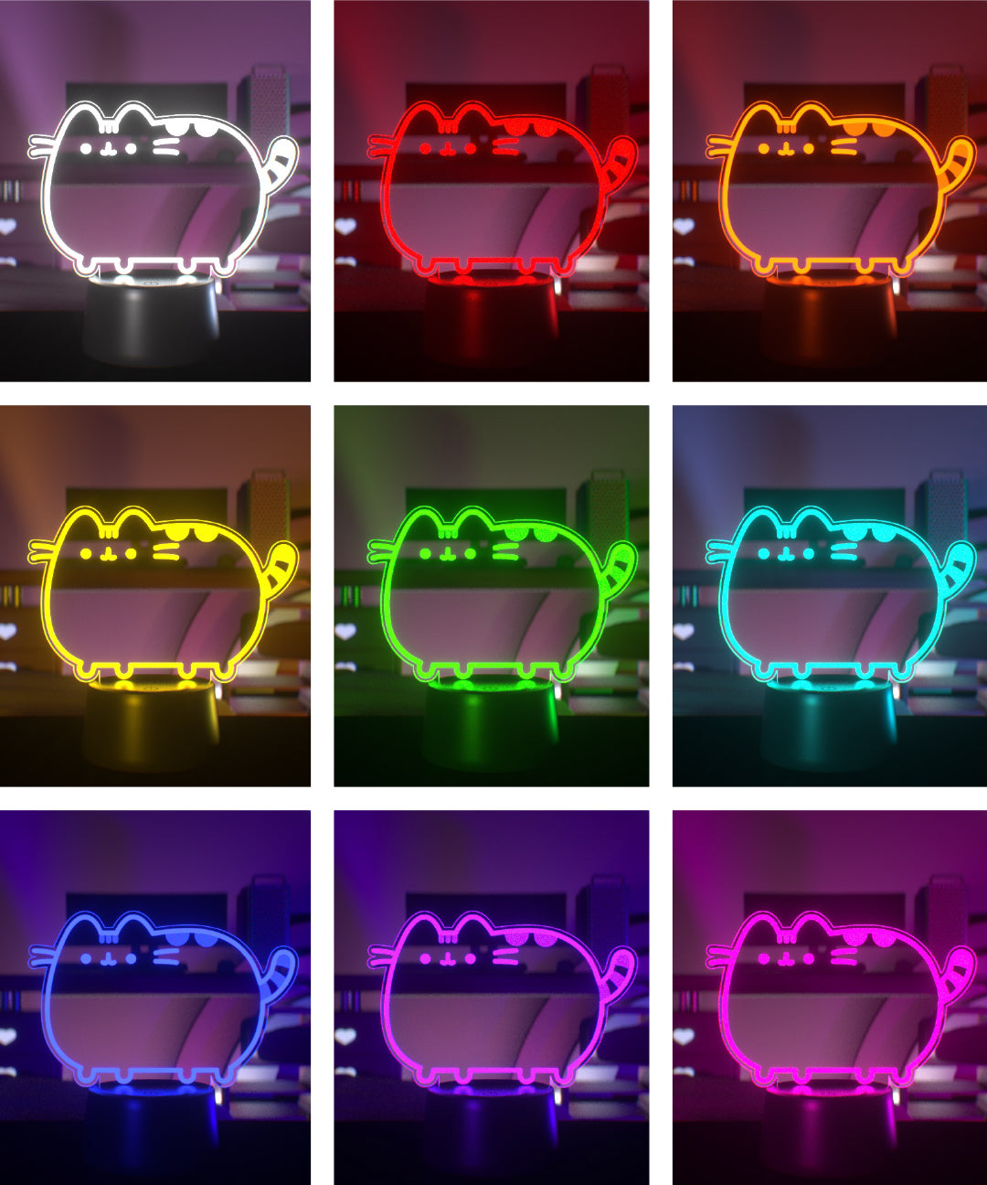 Pusheen Otaku Lamp - Image 3