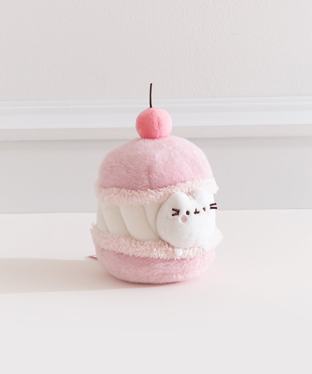 Pusheen Sweets Cherry Macaron Plush 2-pc Environment - US 4110 - Image 13