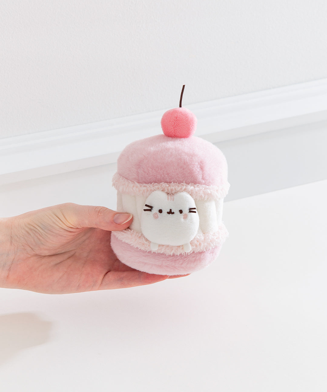 Pusheen Sweets Cherry Macaron Plush 2-pc Environment - US 4110 - Image 5