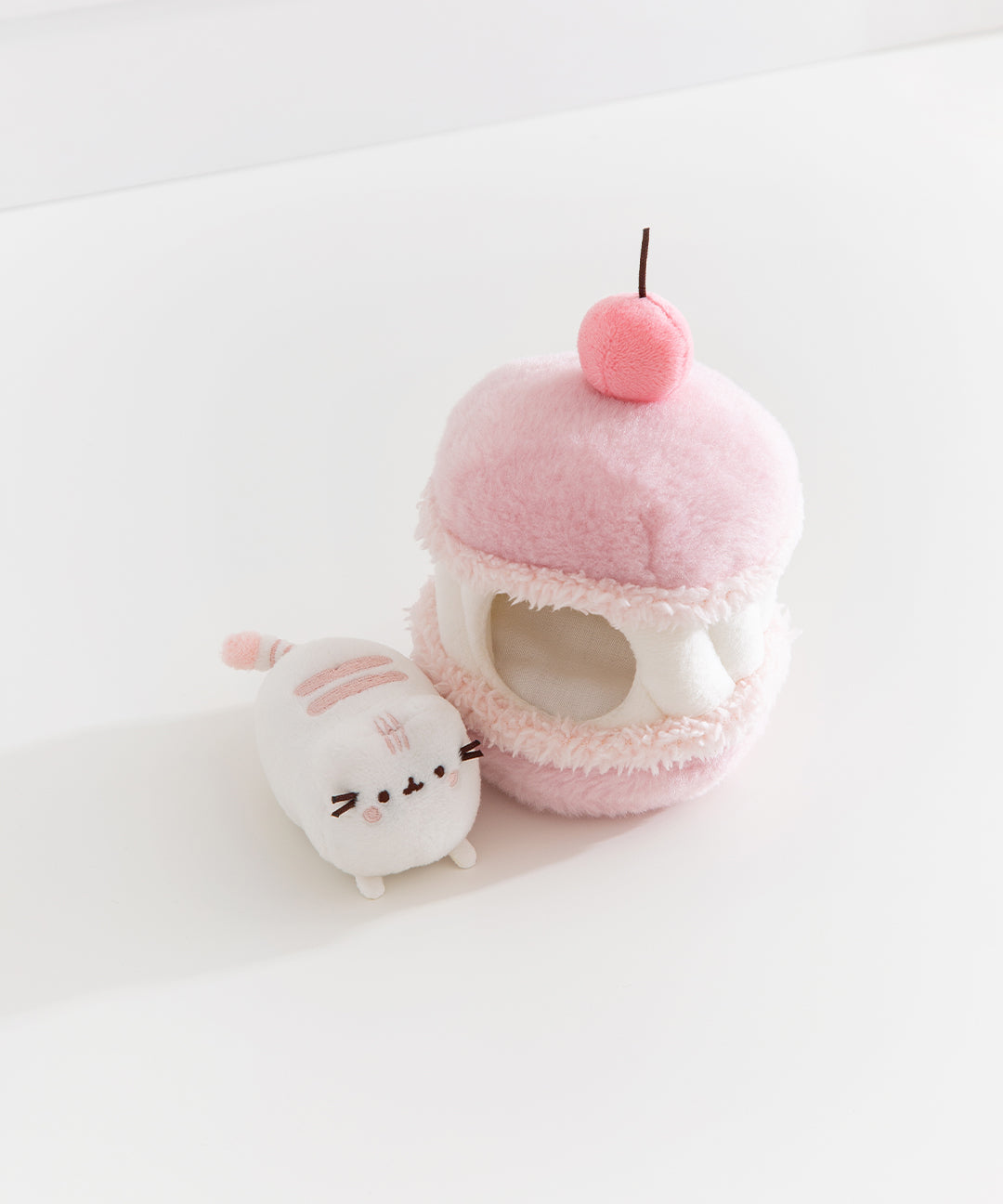 Pusheen Sweets Cherry Macaron Plush 2-pc Environment - US 4110 - Image 7