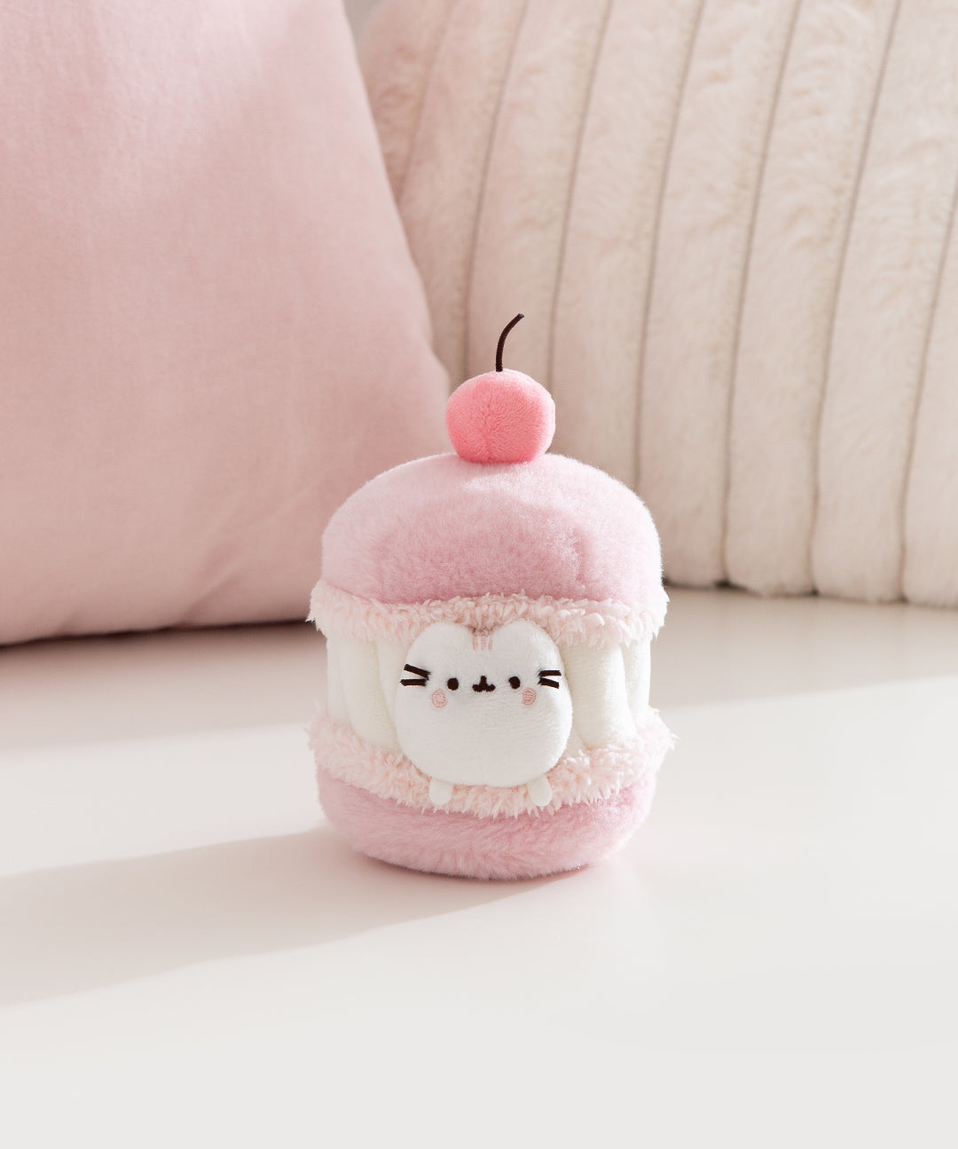 Pusheen Sweets Cherry Macaron Plush 2-pc Environment - US 4110 - Image 10