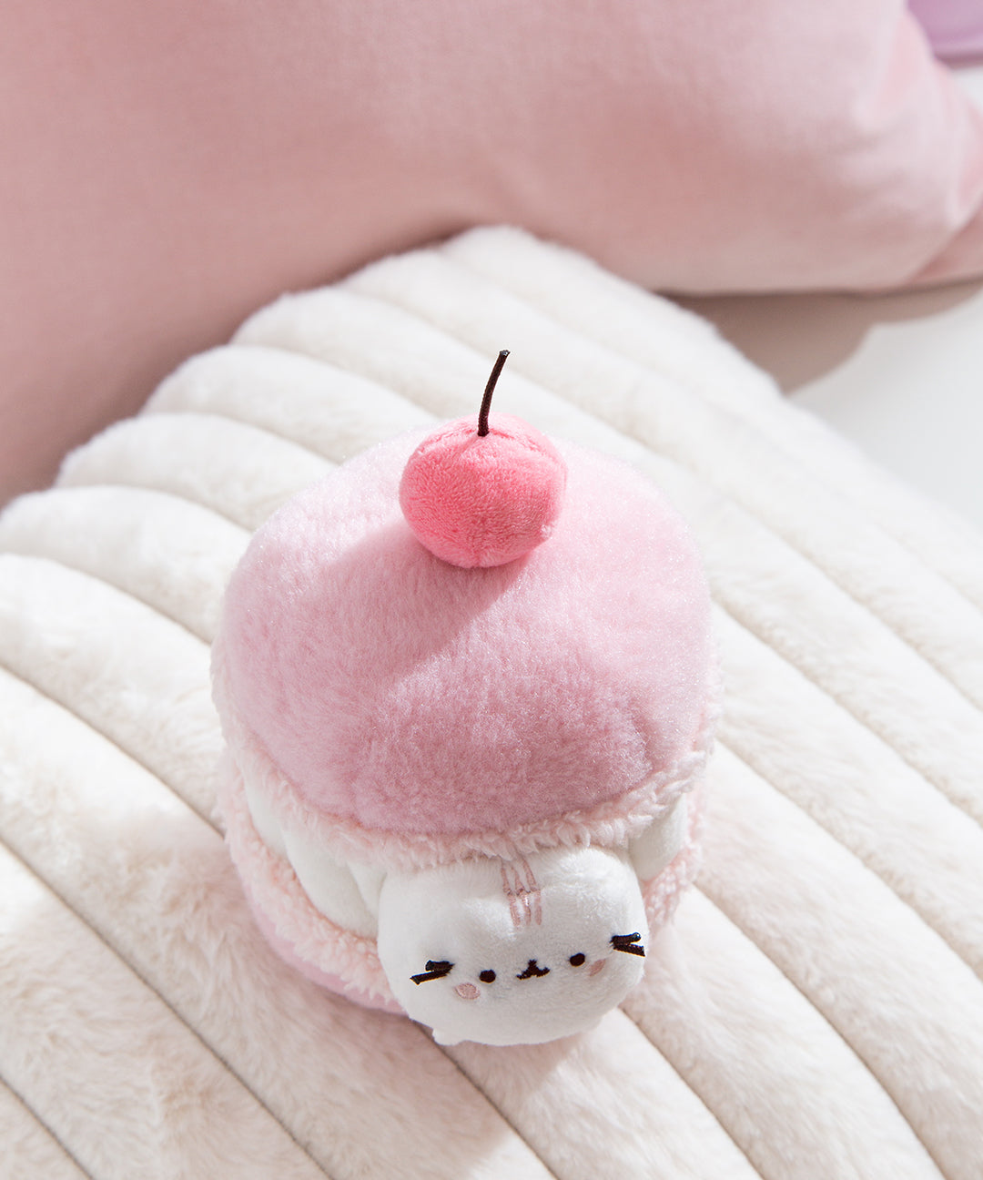 Pusheen Sweets Cherry Macaron Plush 2-pc Environment - US 4110 - Image 8