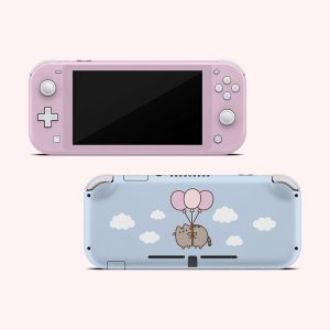 Pusheen Balloons Nintendo Switch Lite Skin