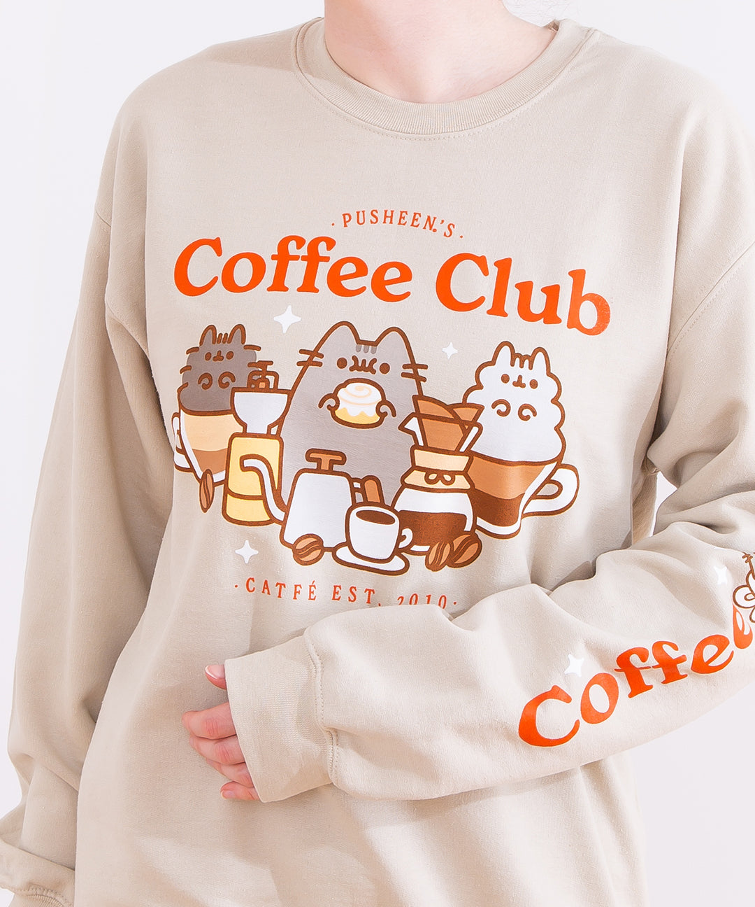 Pusheen Coffee Club Unisex Sweatshirt - Image 2