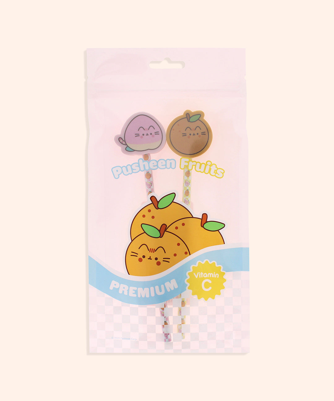 Pusheen Fruits 2-Pencil Set - US 6175 - Image 2