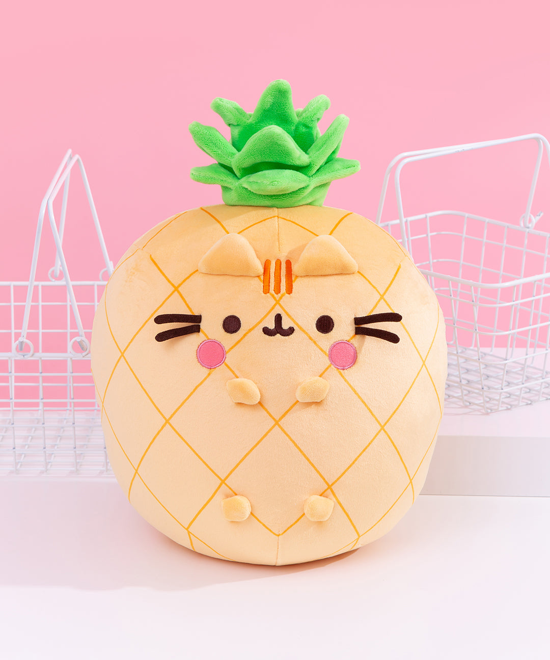 Pusheen Fruits Scented Pineapple Squisheen Plush - US 5957