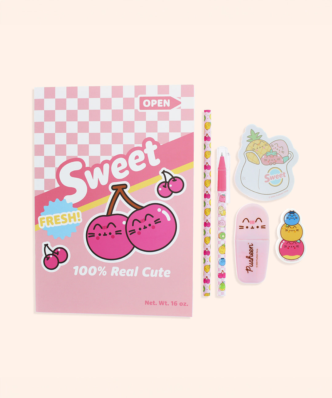 Pusheen Fruits Stationery Set - US 2009