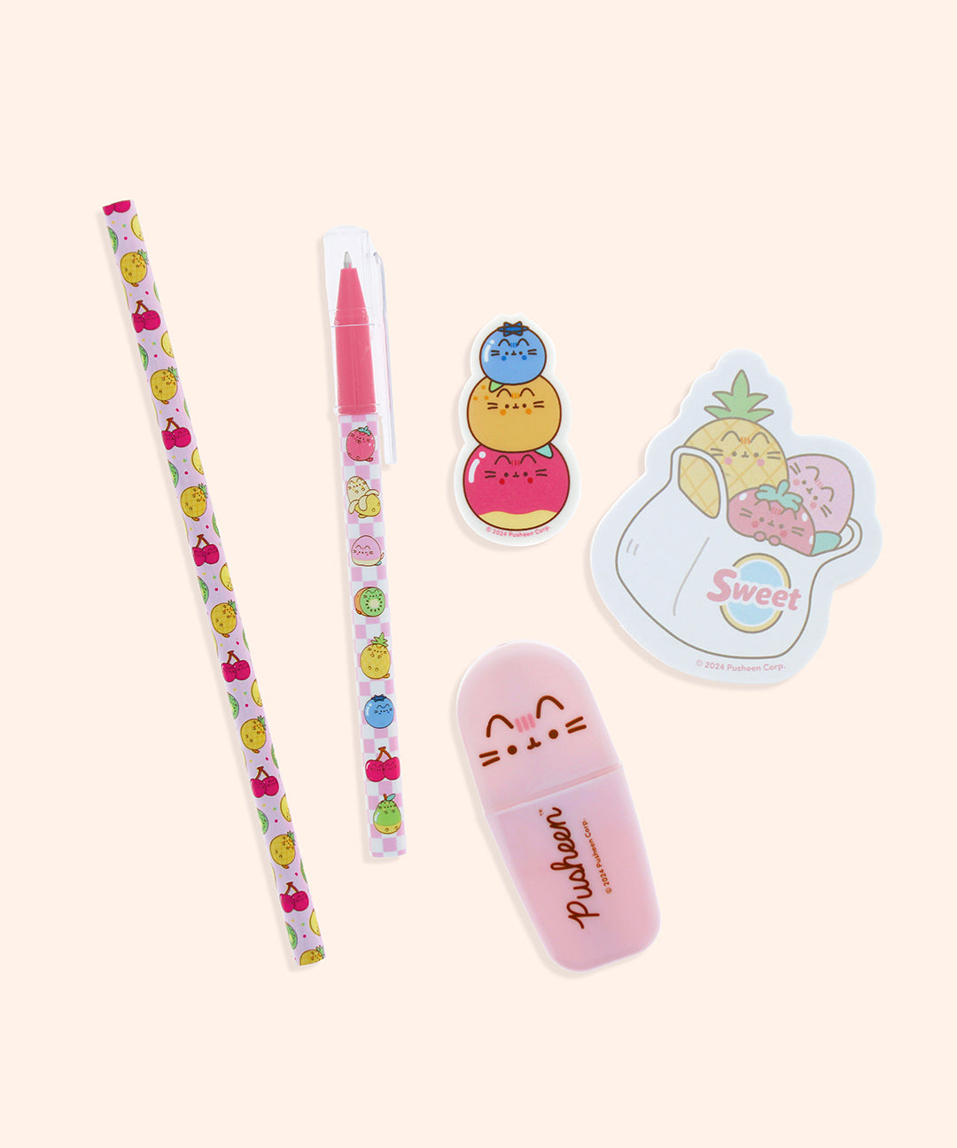 Pusheen Fruits Stationery Set - US 2009 - Image 2