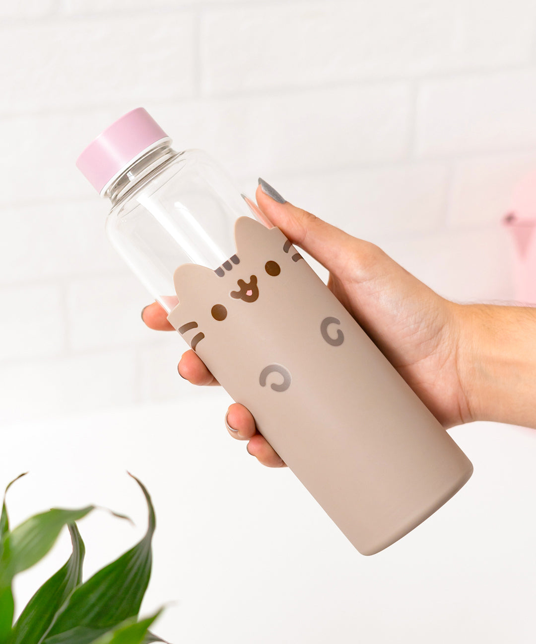 Pusheen Glass Water Bottle - US 7865 - Image 4