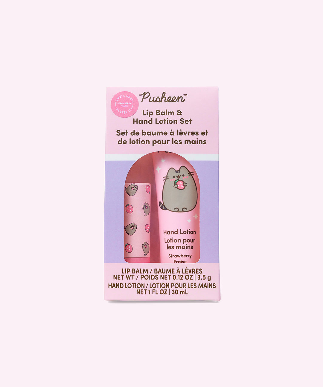 Pusheen Strawberry Lip Balm & Hand Lotion Set - US 1866 - Image 7