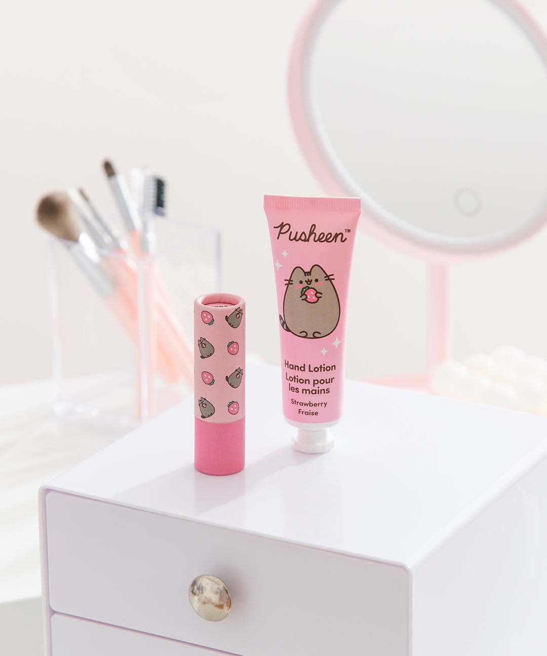Pusheen Strawberry Lip Balm & Hand Lotion Set - US 1866 - Image 6