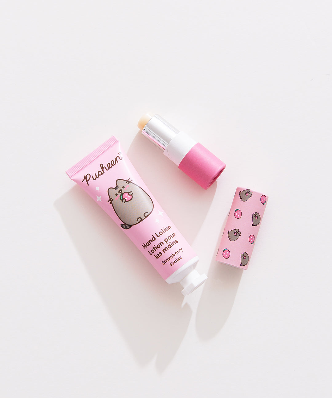 Pusheen Strawberry Lip Balm & Hand Lotion Set - US 1866 - Image 3