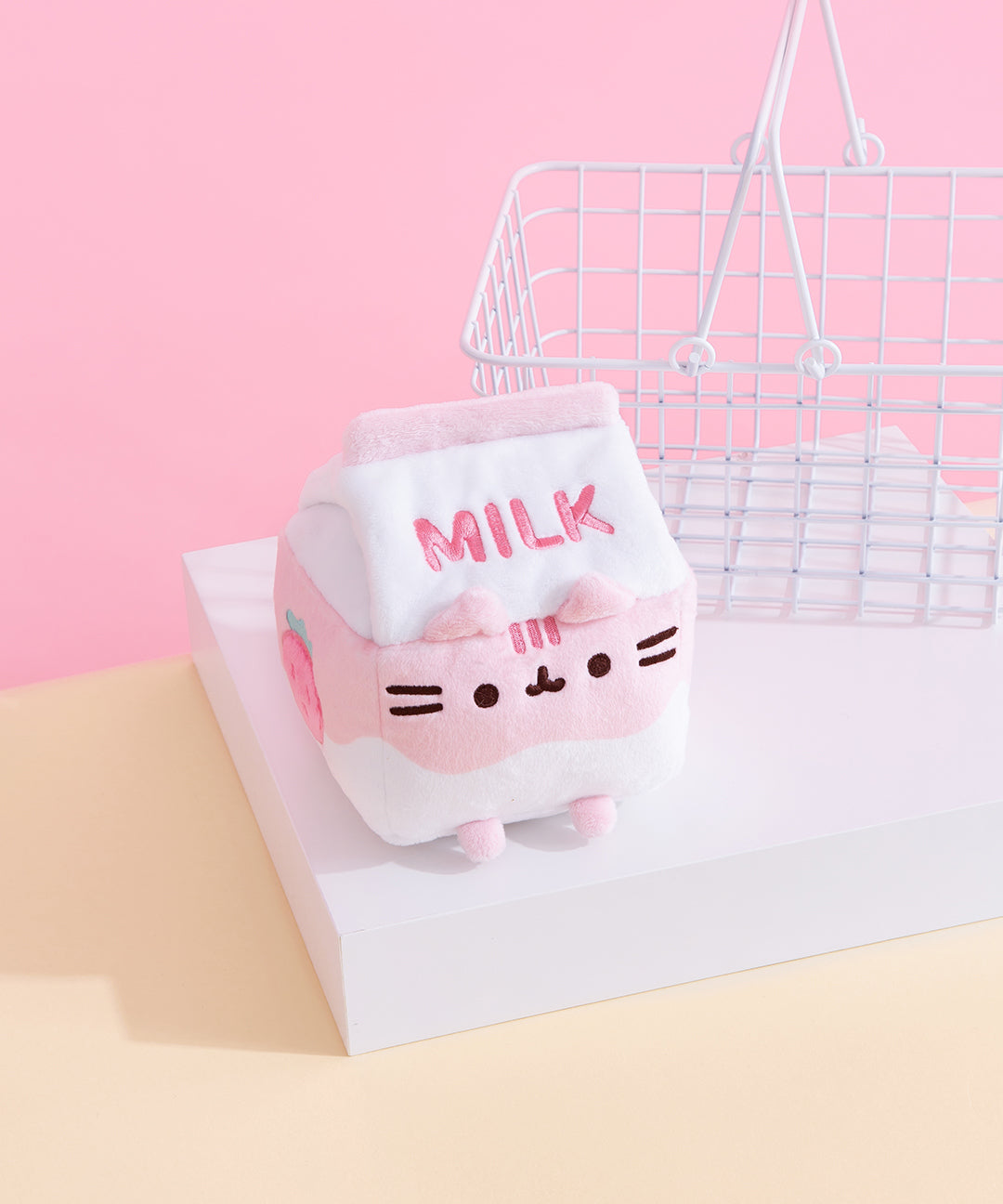 Pusheen Strawberry Milk Sips Plush - US 3429