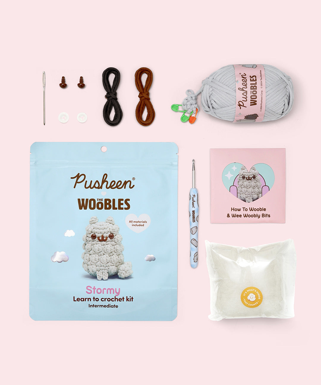 Pusheen x The Woobles Stormy Crochet Kit - Image 2
