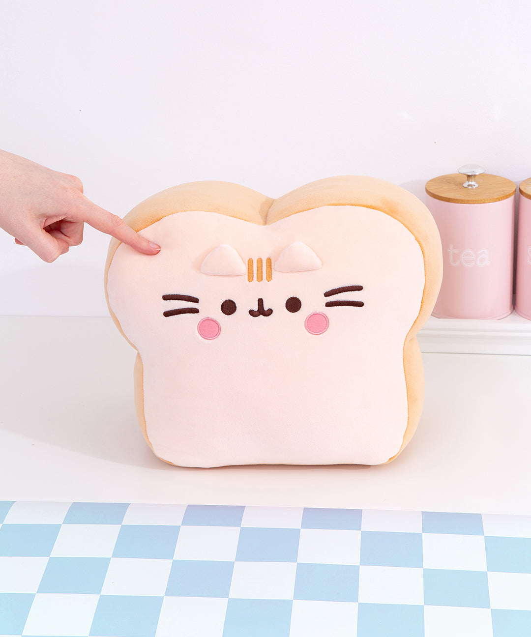 Pusheen's Kitchen White Bread Squisheen Plush - US 2249