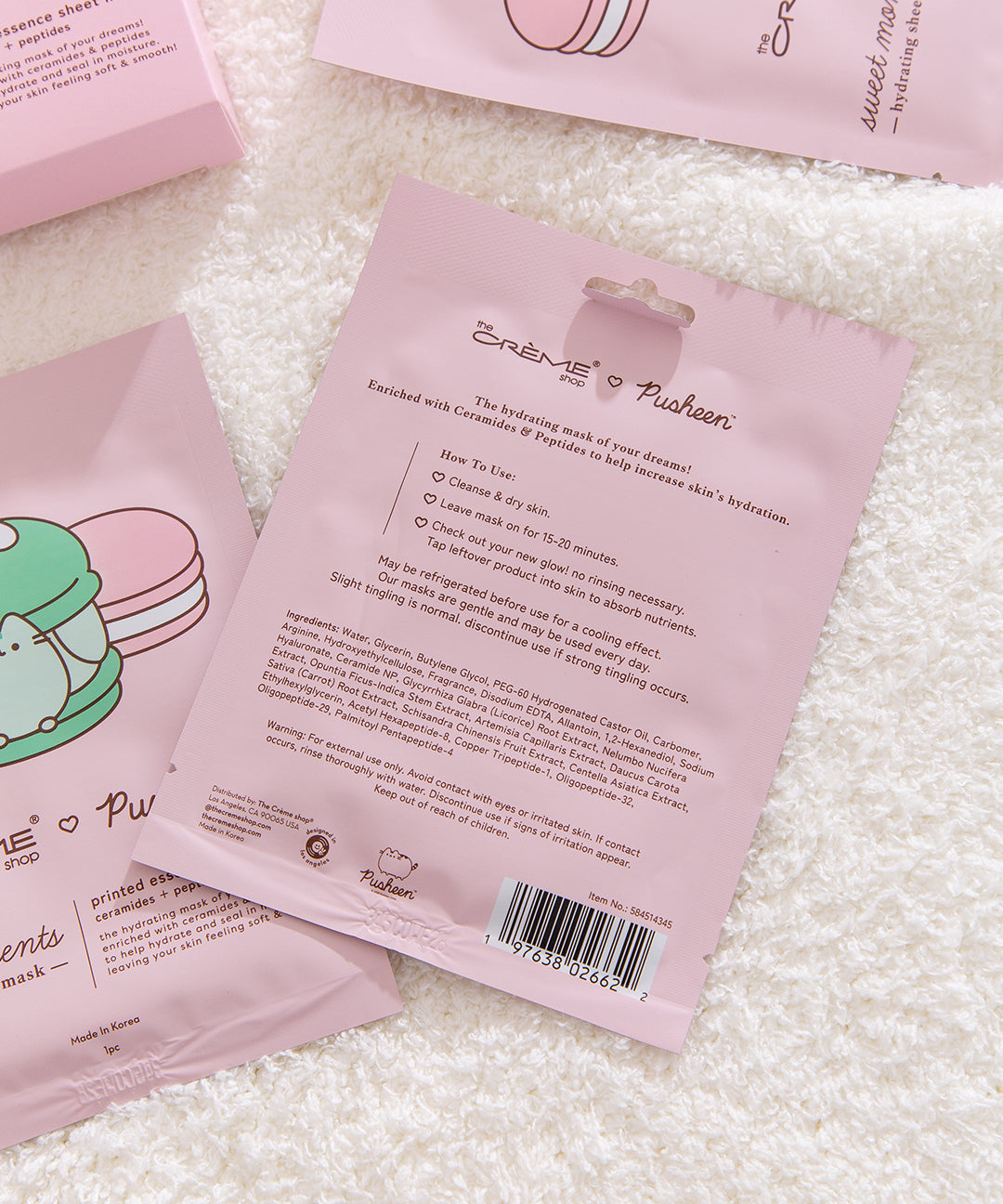 The Cr??me Shop x Pusheen Sweets Sheet Masks - 5-pack - Image 4