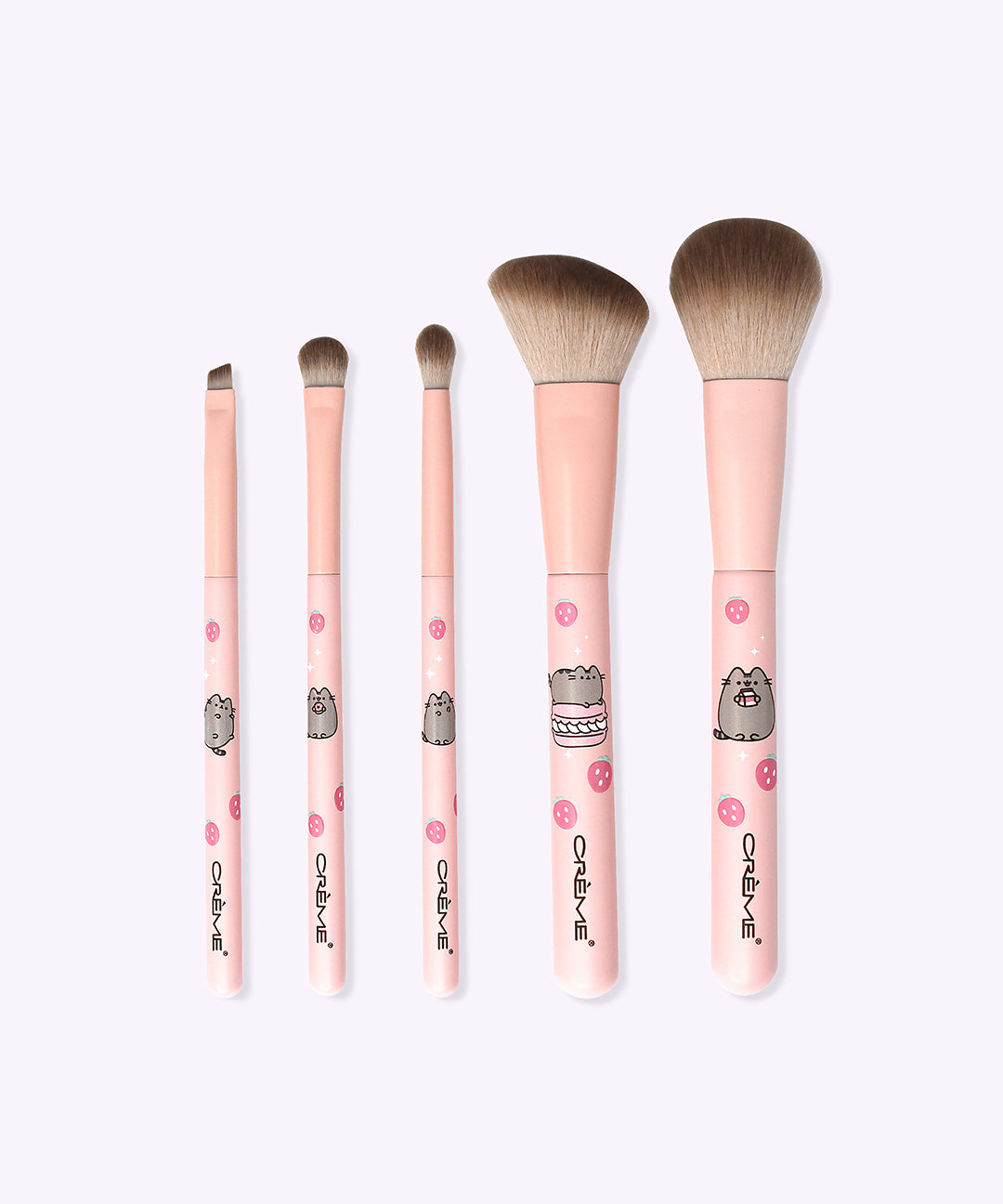The Cr??me Shop x Pusheen 5-pc Makeup Brush Set