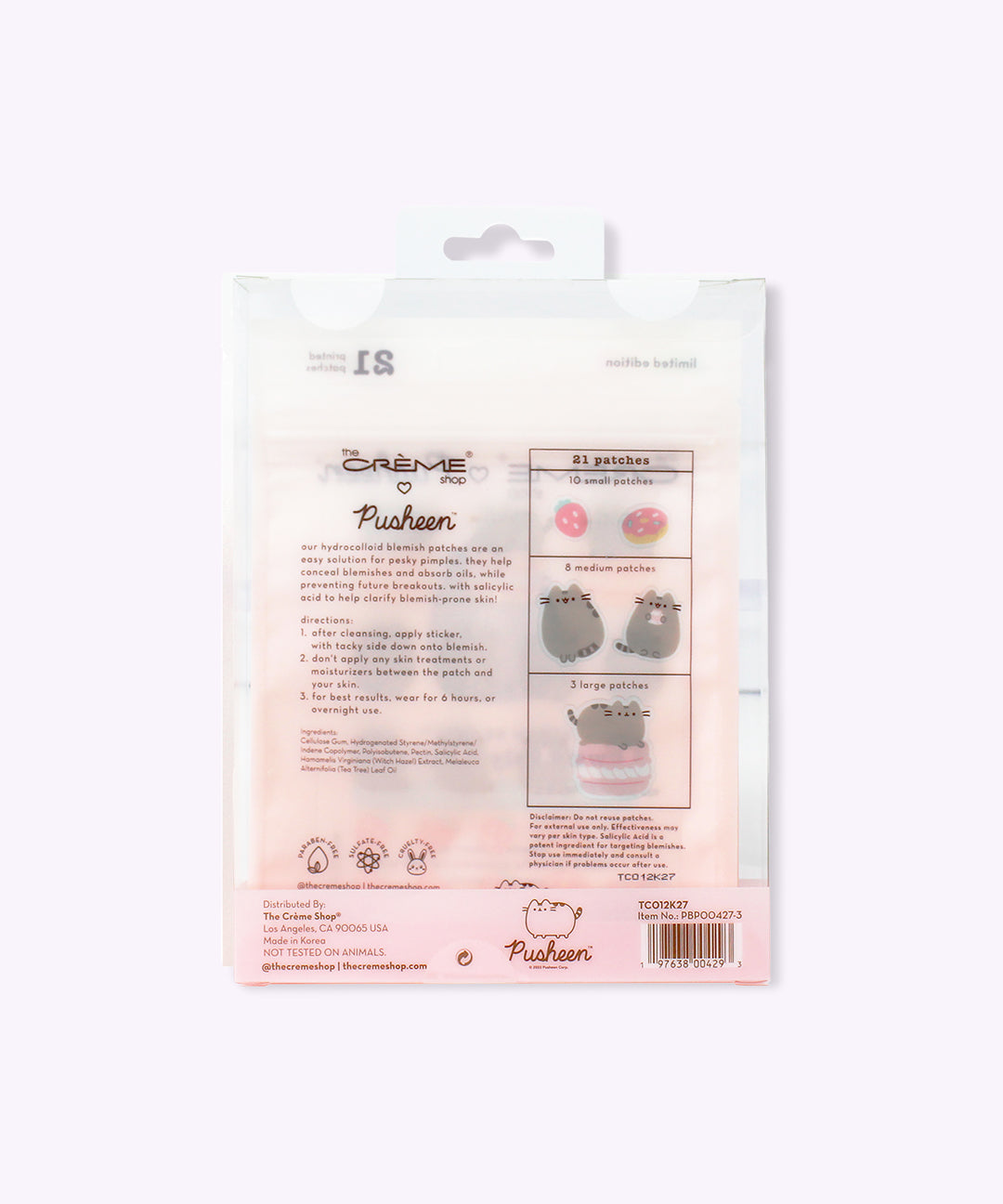 The Cr??me Shop x Pusheen Blemish Patches - 3-pack - Image 3