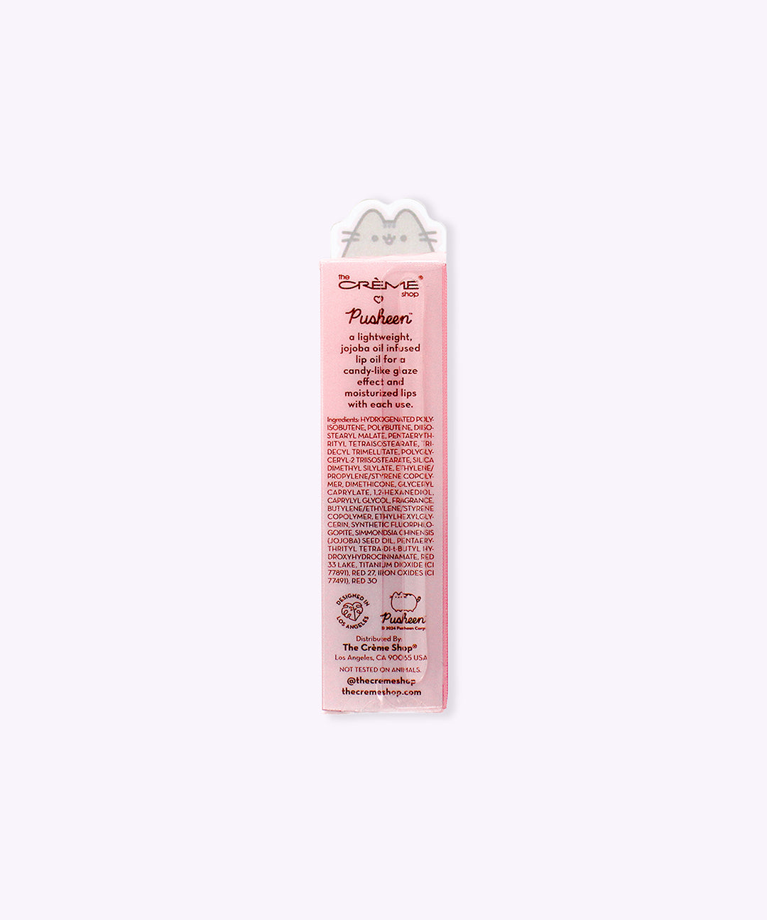 The Cr??me Shop x Pusheen Lip Oil - Berry Best - Image 4
